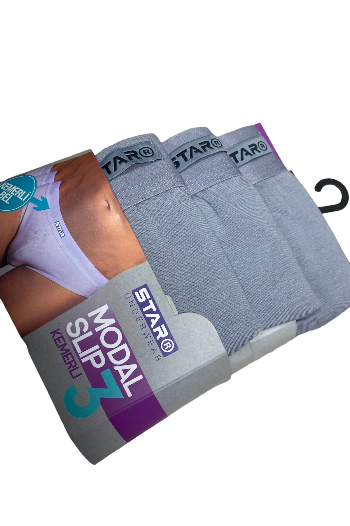 Star 109 Erkek 3lü Modal Slip