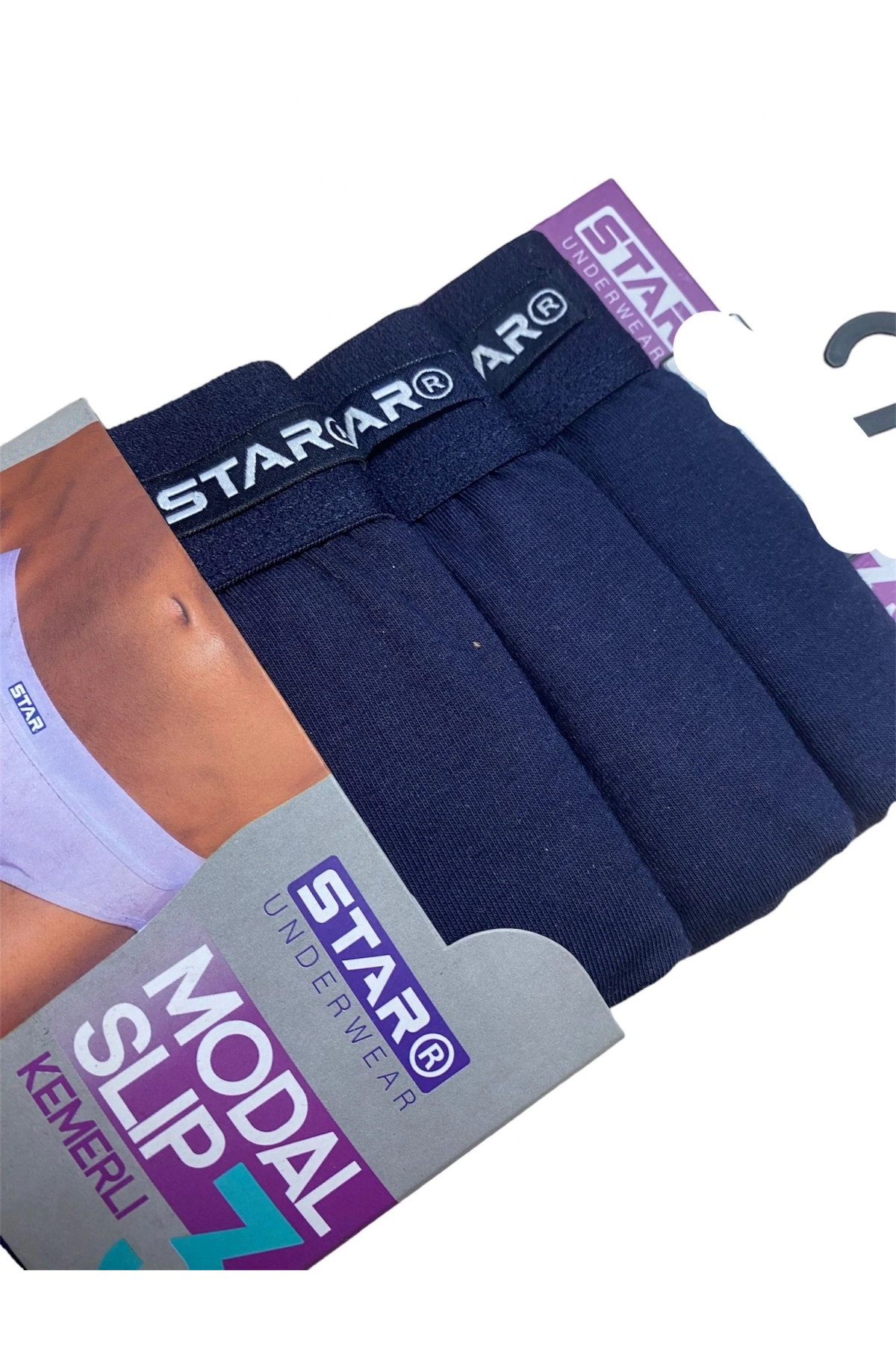 Star 109 Erkek 3lü Modal Slip