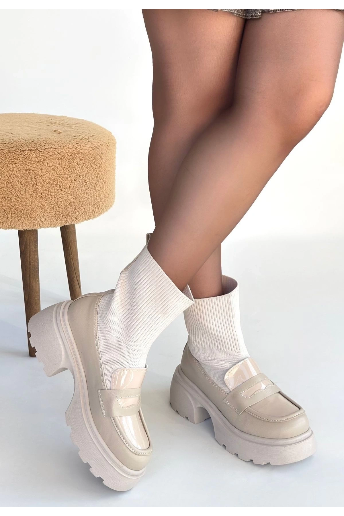 Wanye Bej Cilt Cilt Streçli Bot