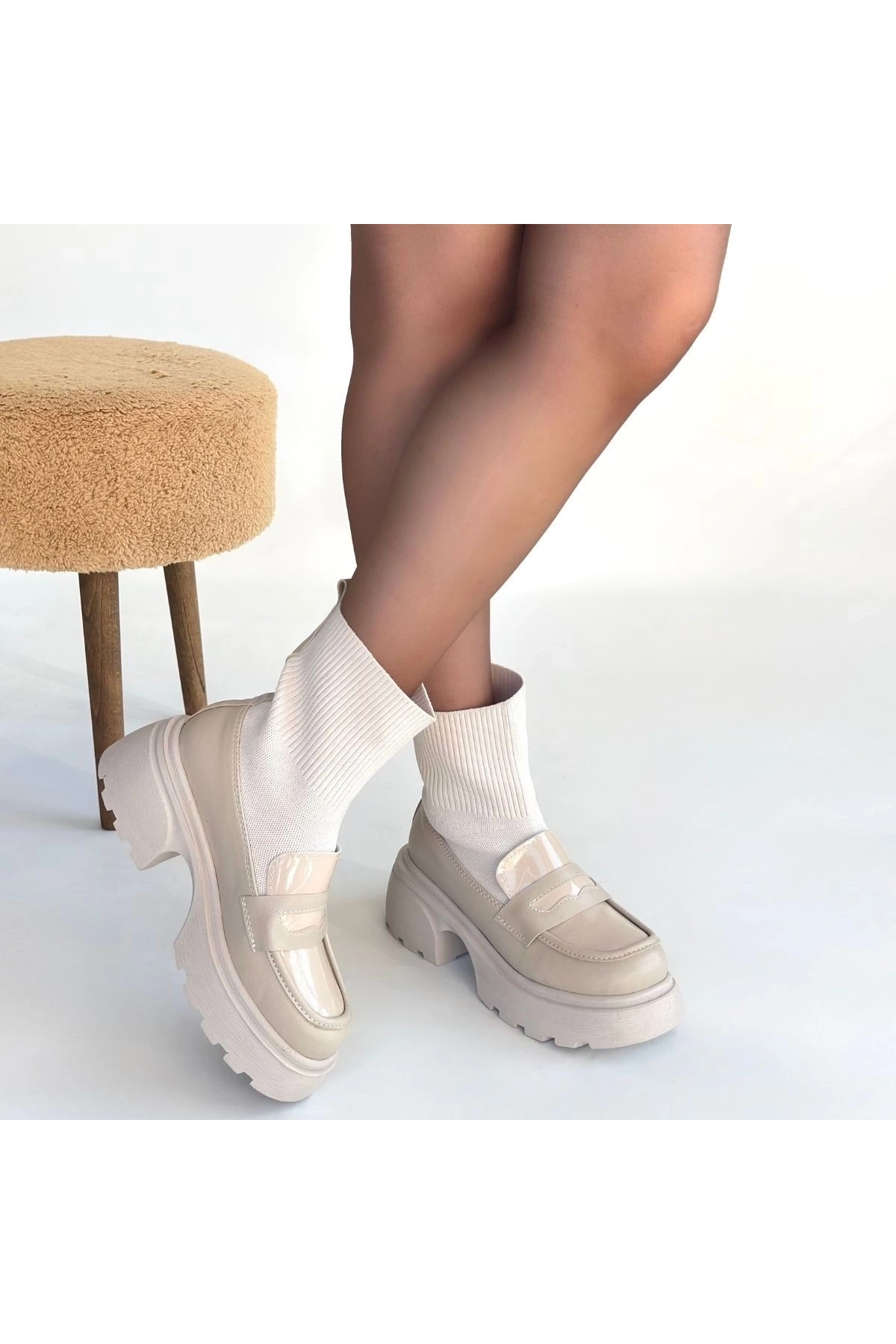 Wanye Bej Cilt Cilt Streçli Bot