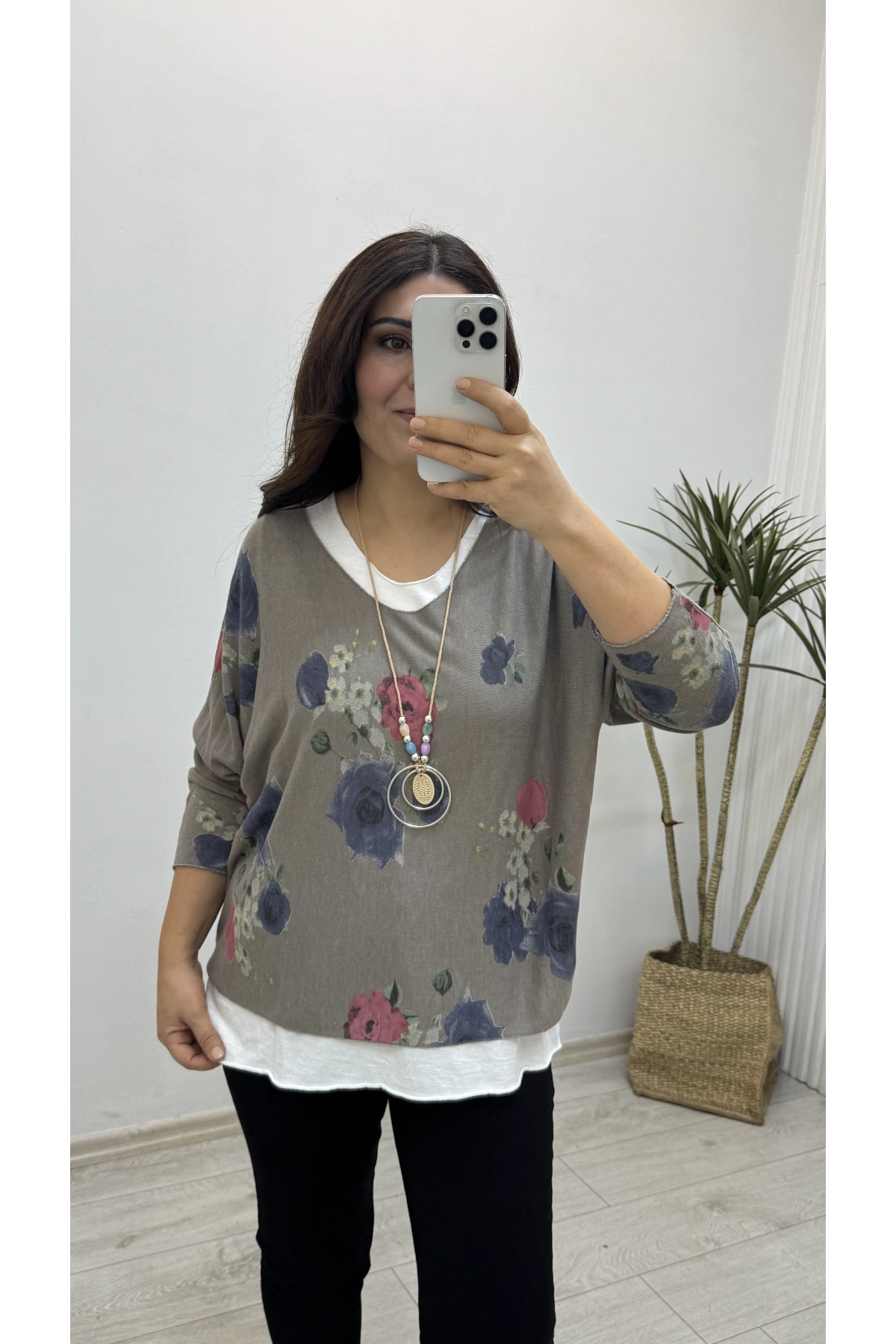 İthal Üçlü Bluz Takım