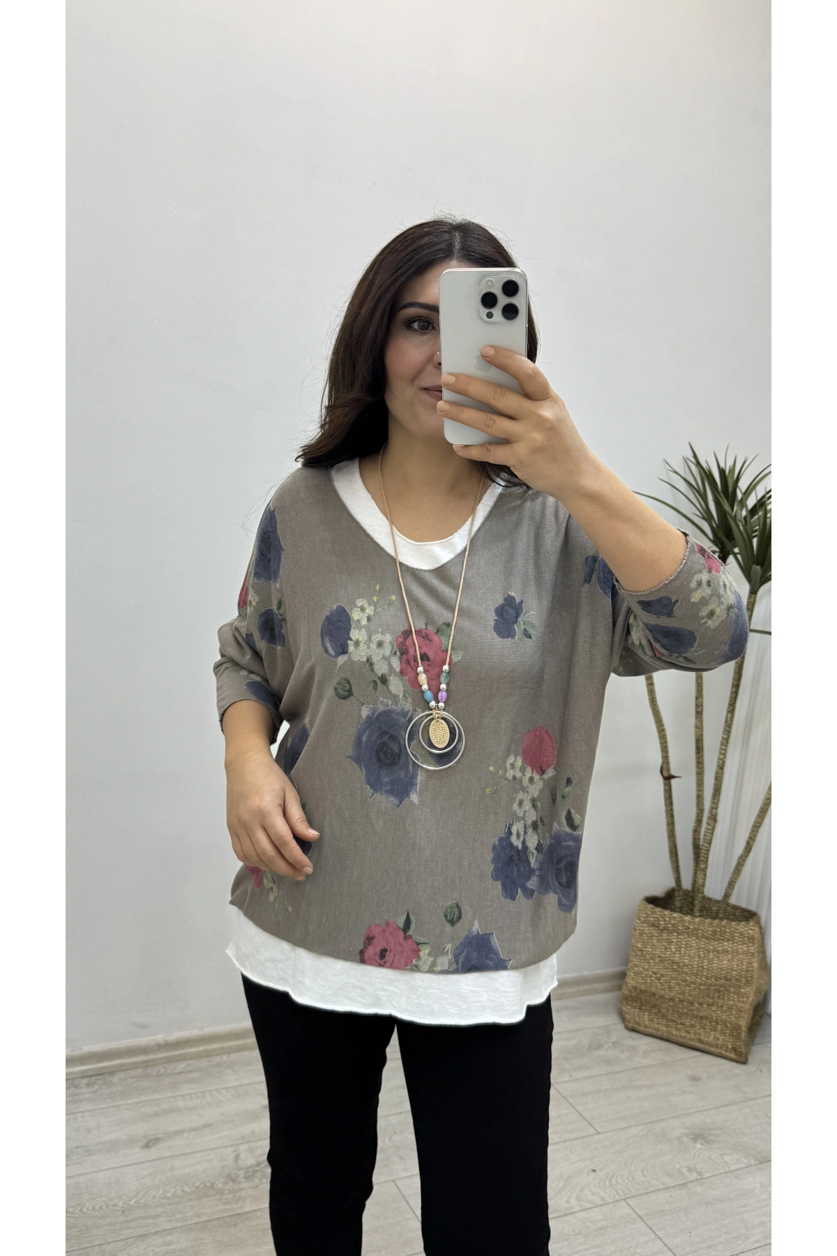 İthal Üçlü Bluz Takım