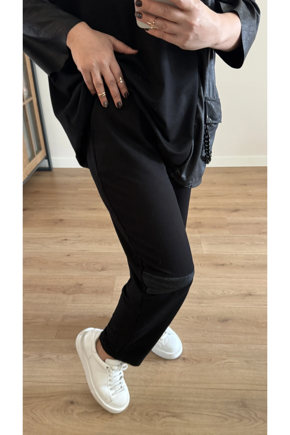 Zincir Aksesuarlı Eşofman Altı