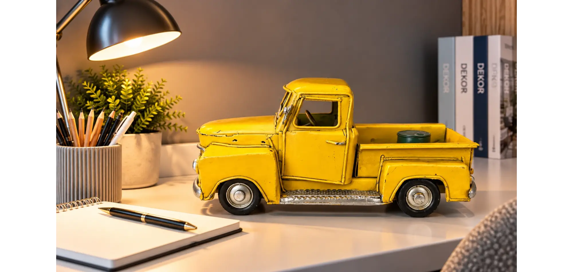 Vintage Sarı Chevrolet
