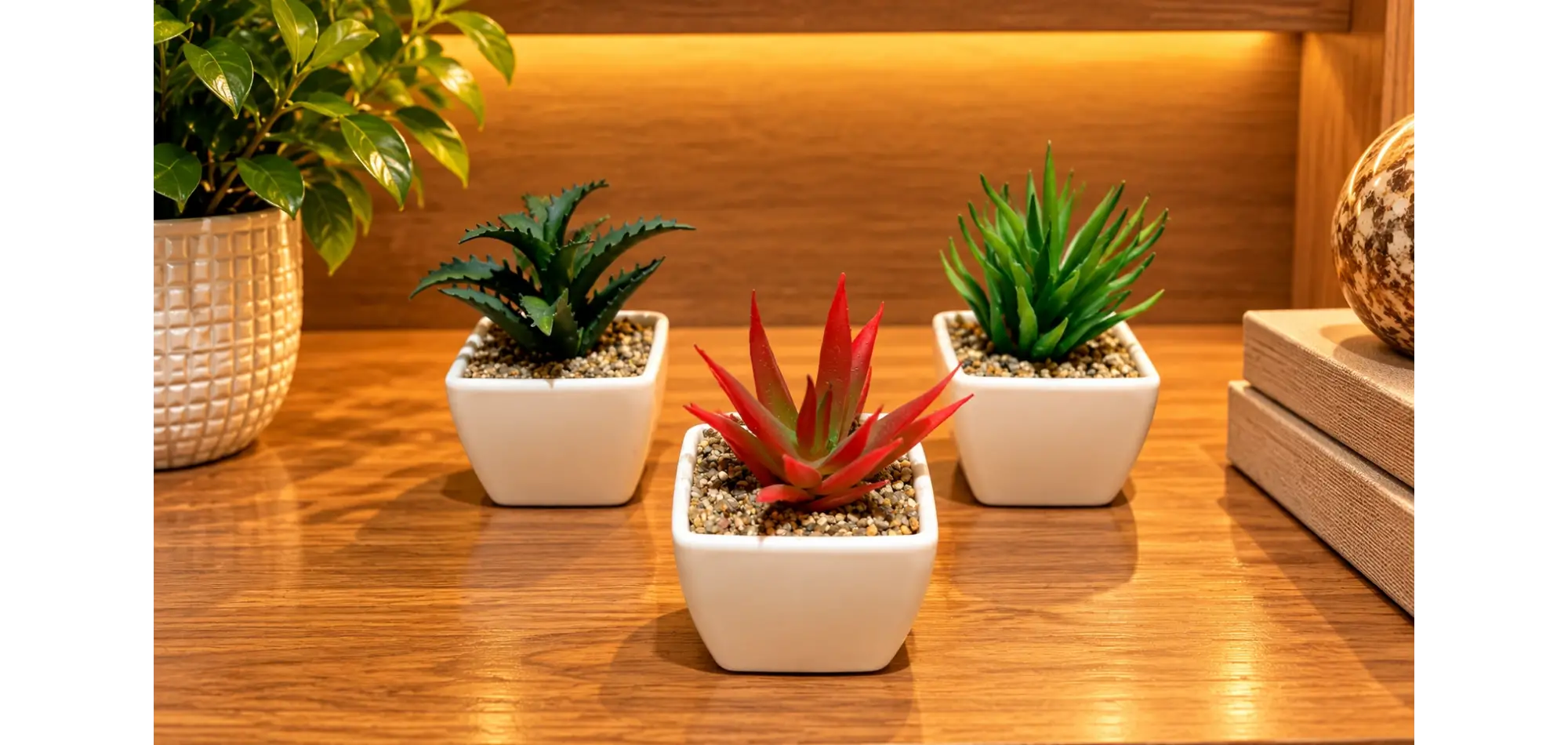 Mini Sukulent  Üçlü Set