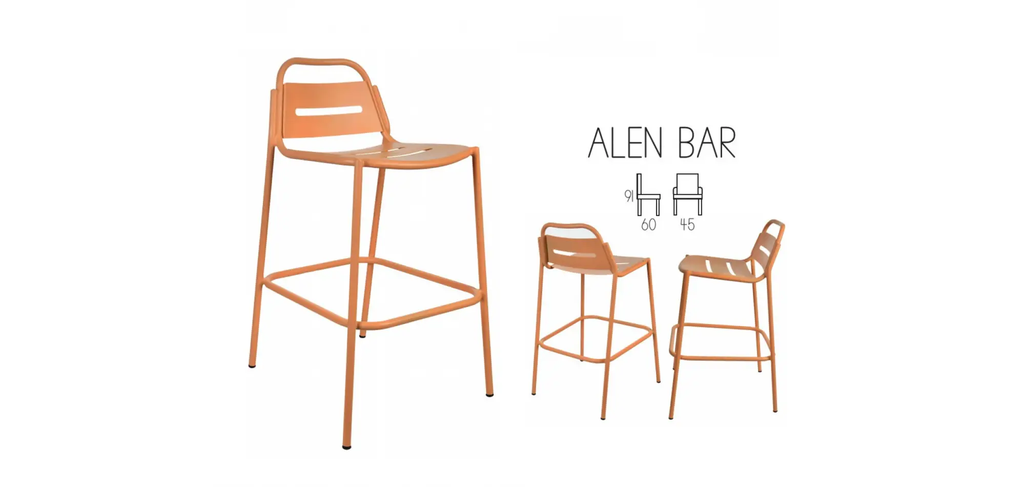 Alen Bar Sandalye