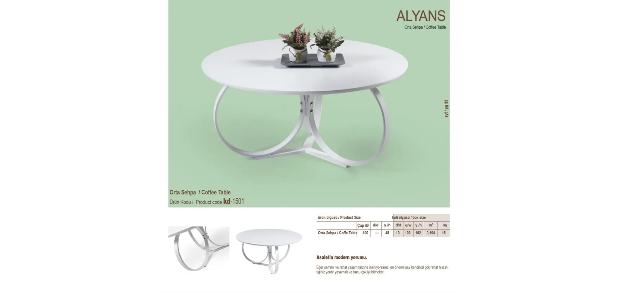 Alyans Orta Sehpa