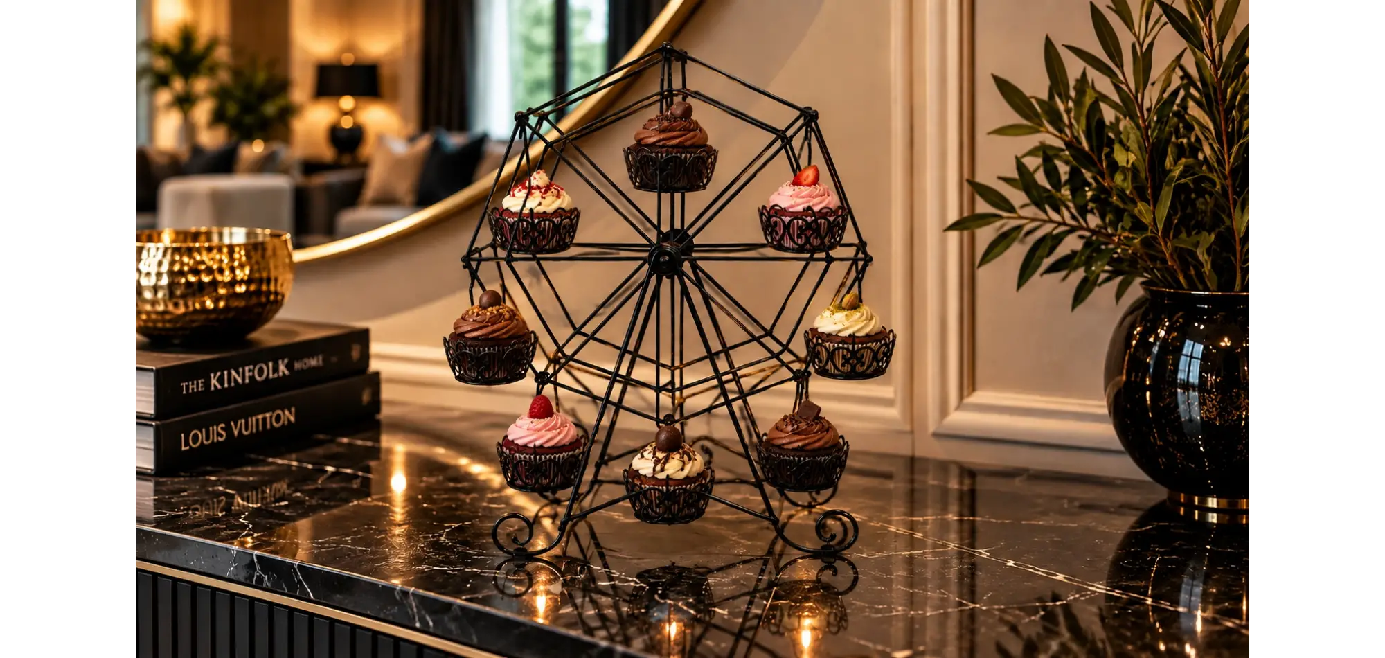 Dönme Dolap Cupcake Standı