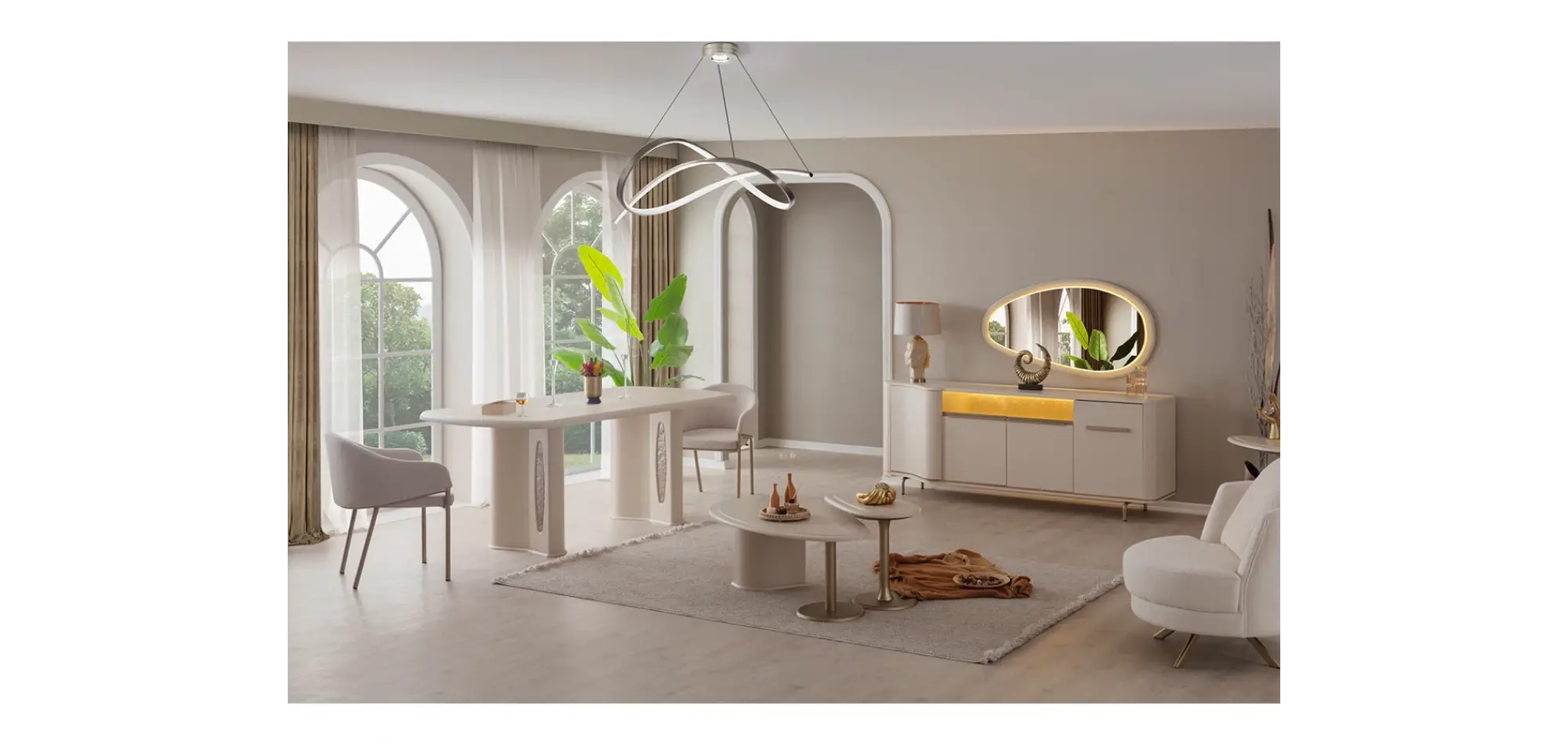 Floransa Yemek Odası Takımı