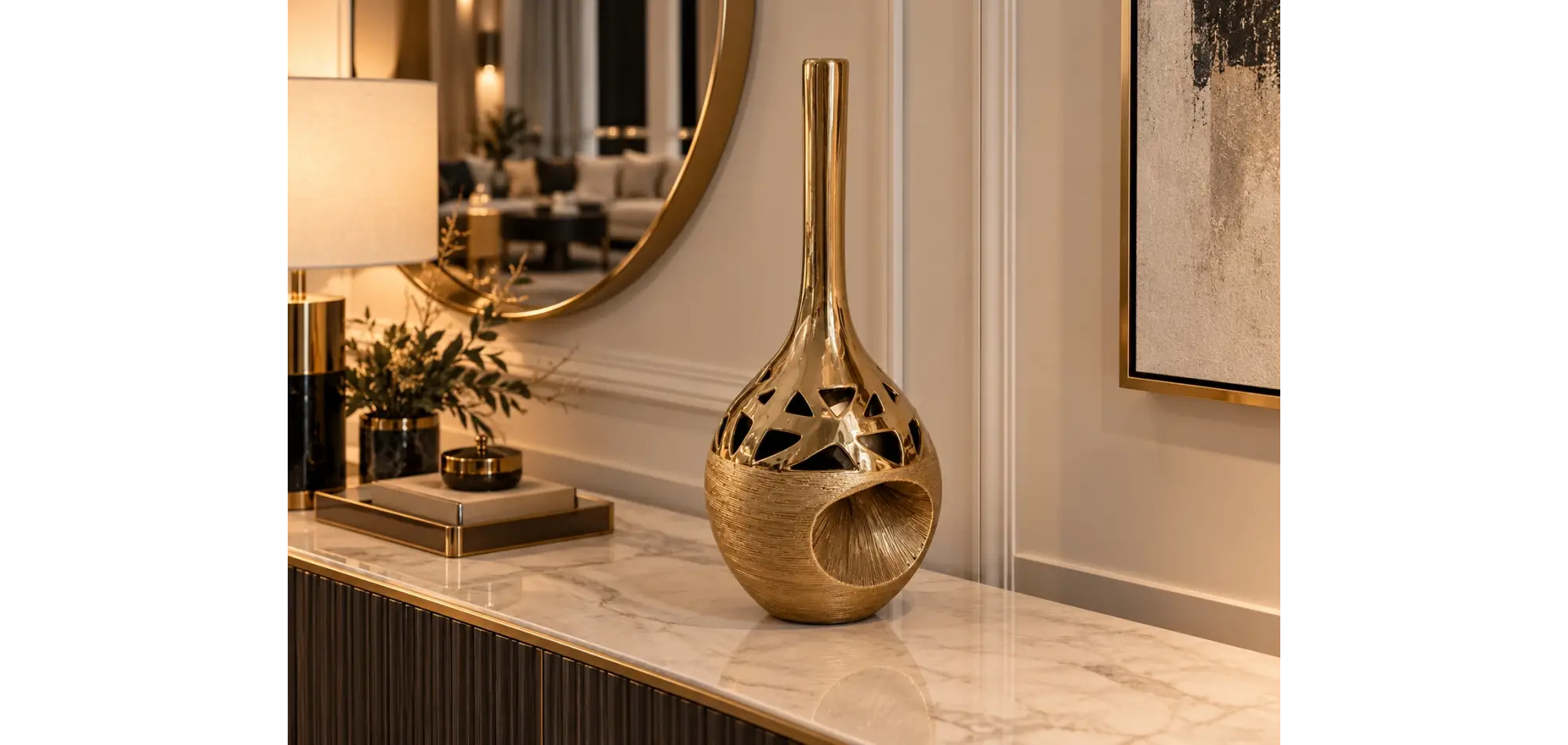Gold Dekoratif Aksesuar