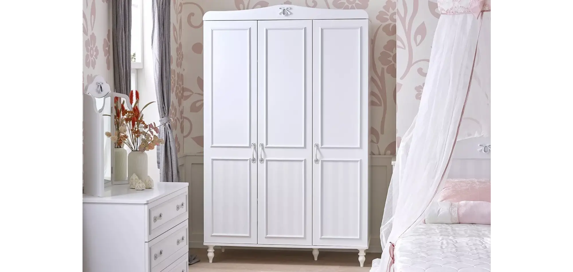 Juliette 3 Kapaklı Dolap