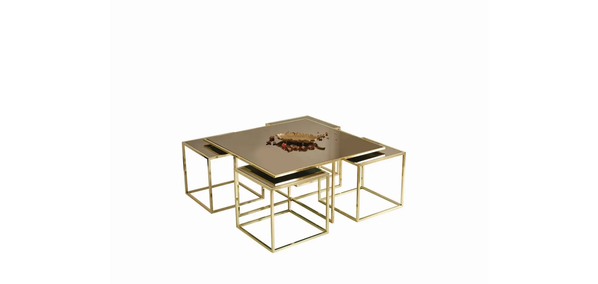 MC-138 Orta Sehpa 5li Gold