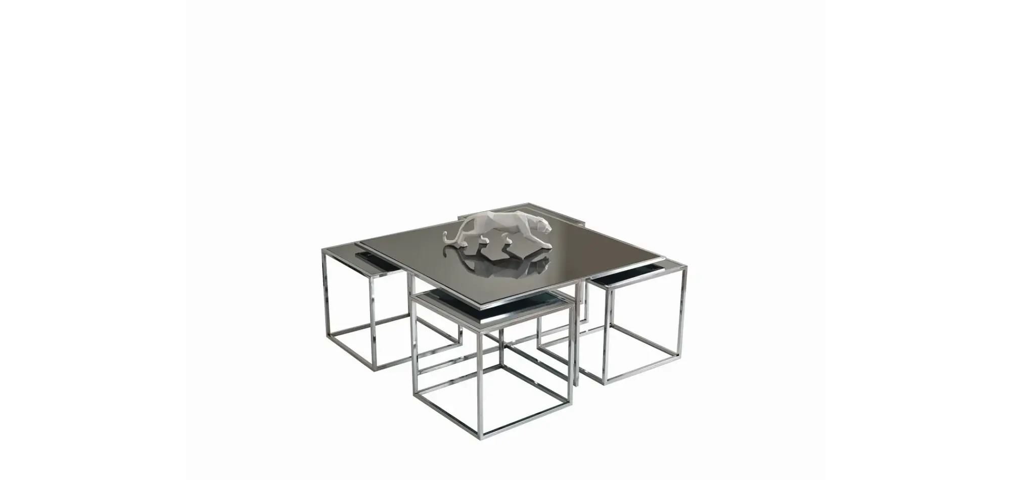MC-138 Orta Sehpa 5li Silver