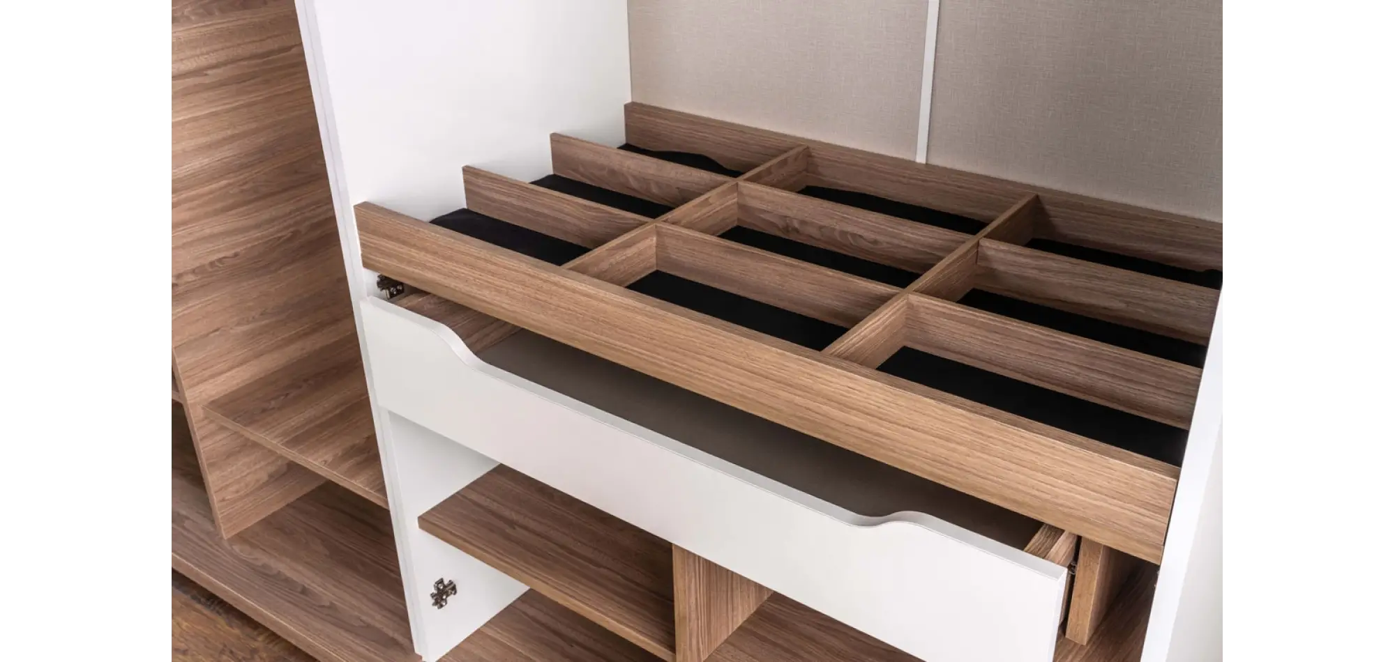 Meise Dolap 3+2 Kapılı (G,152+102-Y,216-D,62)