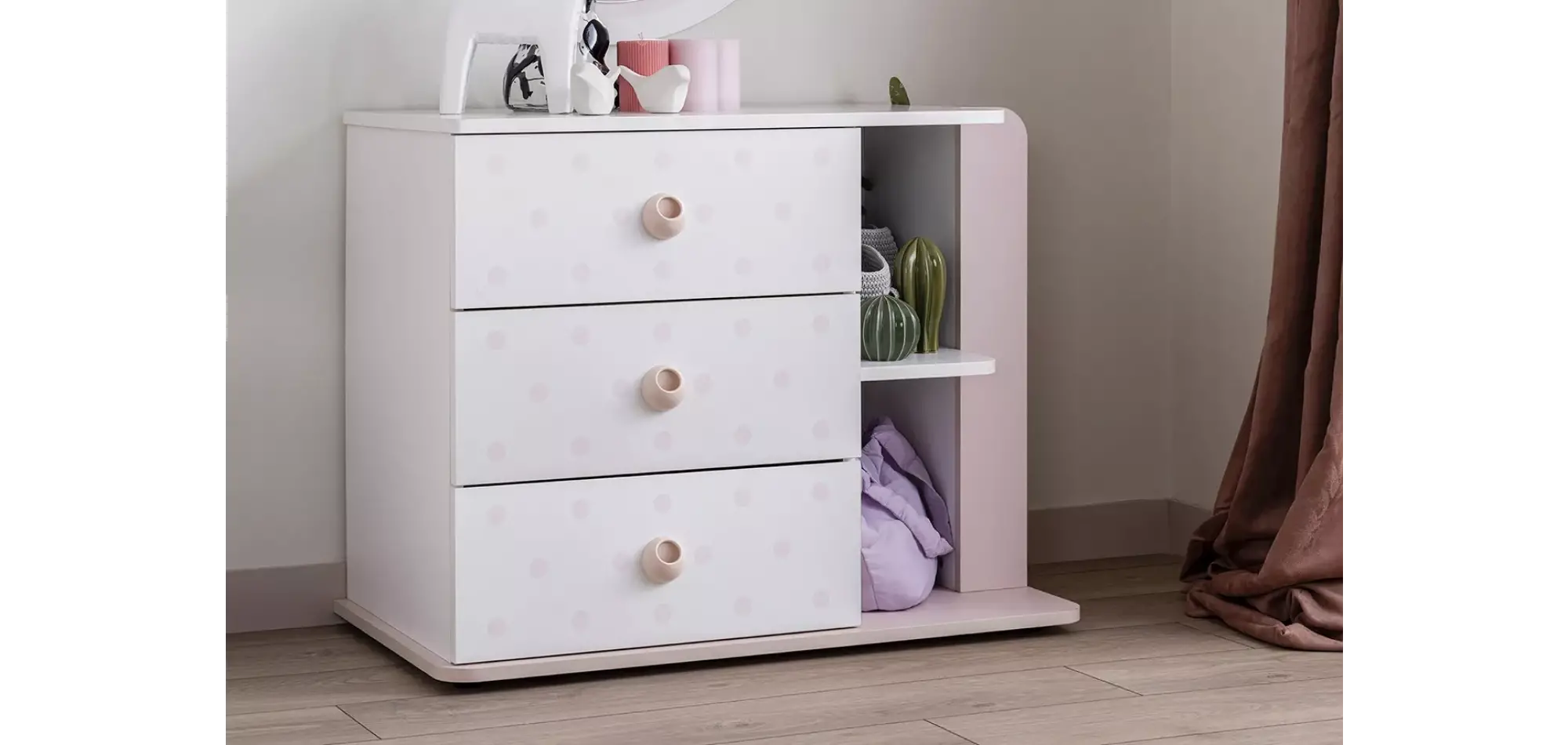 Montessori Pink Şifonyer