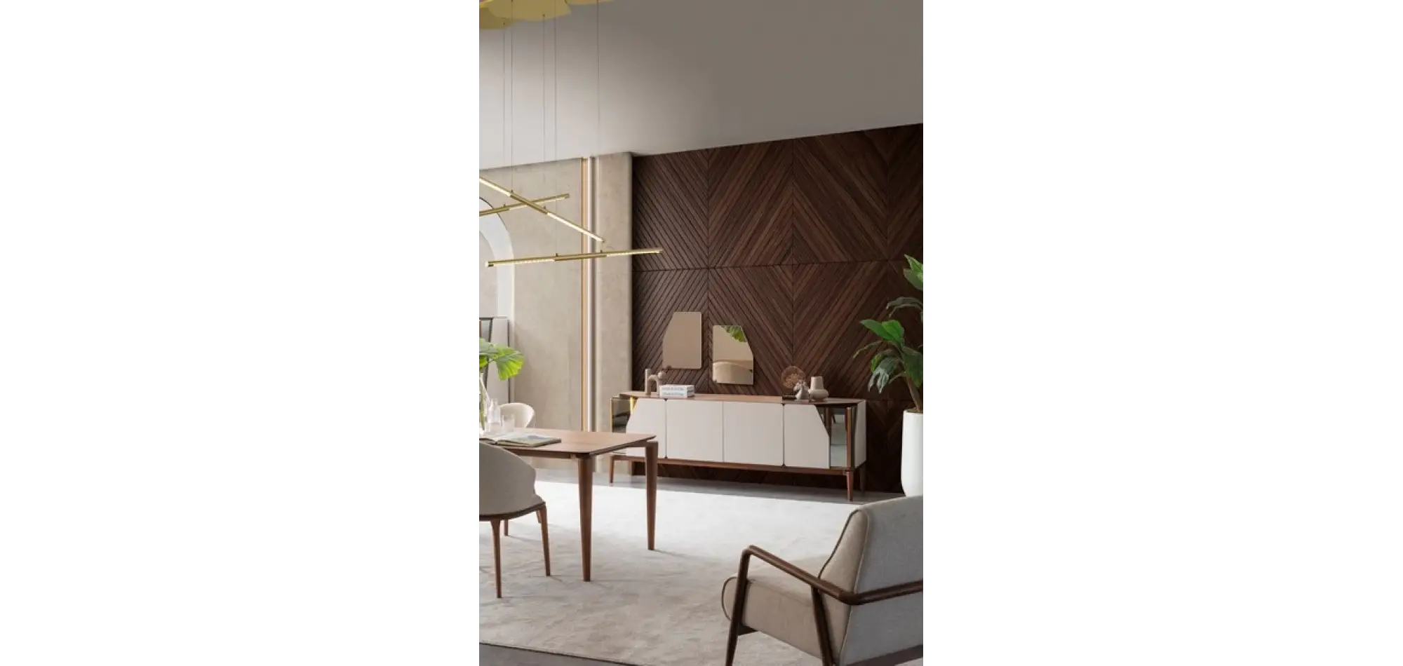 Opulent Konsol Aynası