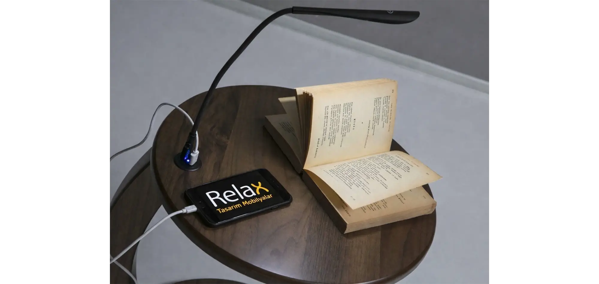 TH-Button Ceviz C Sehpa