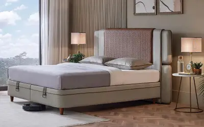 Bamboo Pedic Baza ve Başlık 160x200