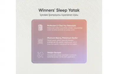 Winners Sleep Hybrid Yatak 90x190