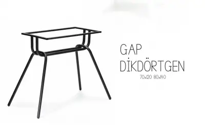 Gap Dikdörtgen Masa Ayak