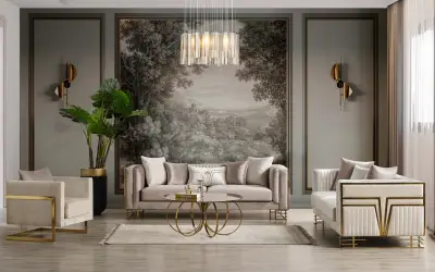 Arven Gold Koltuk Takımı
