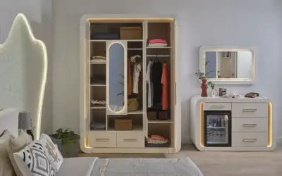 Capella 3 Kapaklı Dolap