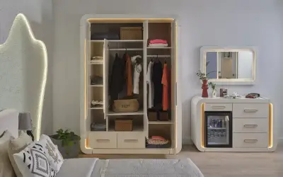 Capella 3 Kapaklı Dolap