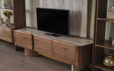 Diva Tv Ünitesi Çekmeceli Kitaplık
