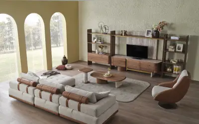 Diva Tv Ünitesi Çekmeceli Kitaplık