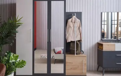Harvey Aynalı Dolap Kapağı