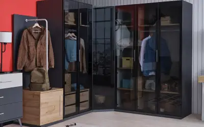 Harvey Camlı Dolap Kapağı