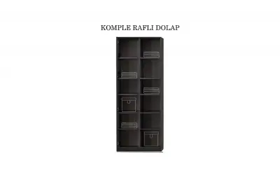 Lavish 2 Kapaklı Komple Raflı Dolap