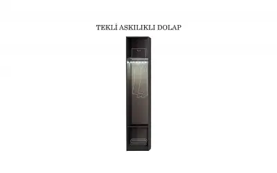 Lavish Tek Kapaklı Askılıklı Dolap