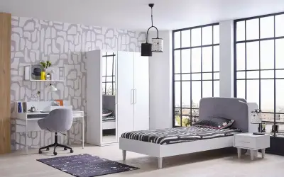 Likya Aynalı Beyaz Kapak