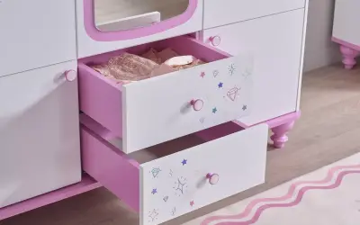 Little Princess 3 Kapaklı Dolap