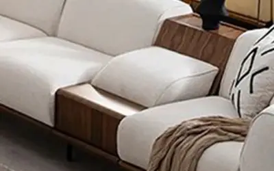 Lotus Köşe Ahşap Sehpalı Modül
