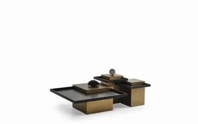 MC-113 Orta Sehpa (Oak Black Set)