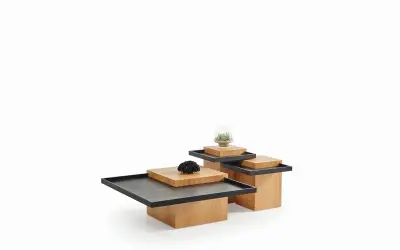 MC-113 Orta Sehpa (Oak Black Set)