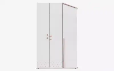 Montessori Pink S 3 Kapılı Dolap
