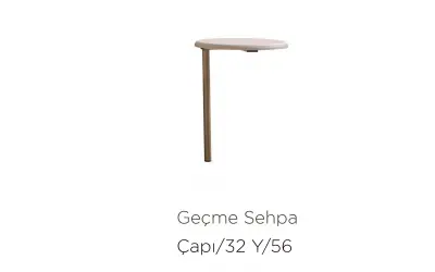 Norenzo Köşe Geçme sehpa