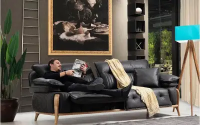Olivya Mekanizmalı 3lü Koltuk