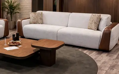 Oressa 4lü Koltuk (Ahşaplı)