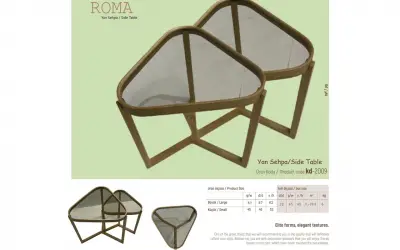 Roma 2li Zigon Sehpa