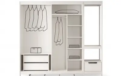 Serenza 4 Kapılı Dolap