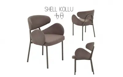 Shell Kollu Sandalye