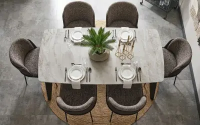 Taçmahal Seramik Masa Takımı