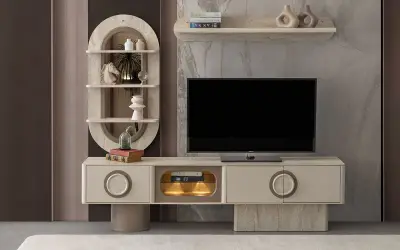 Traverten Tv Ünitesi