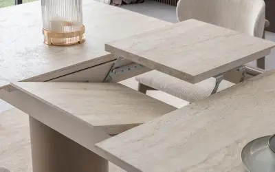 Traverten Yemek Odası Takımı