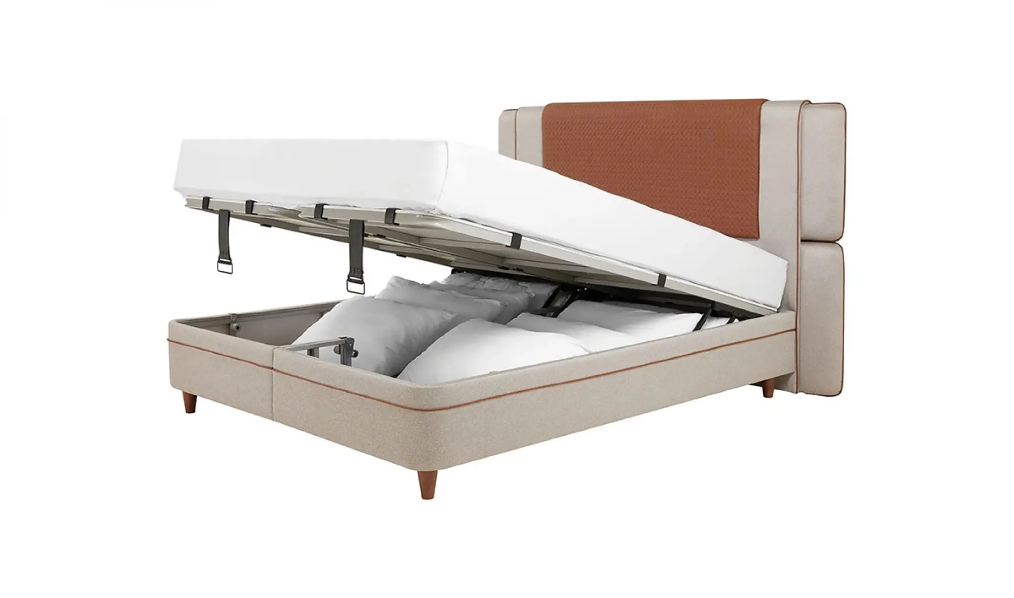 Bamboo Pedic Baza ve Başlık 150x200