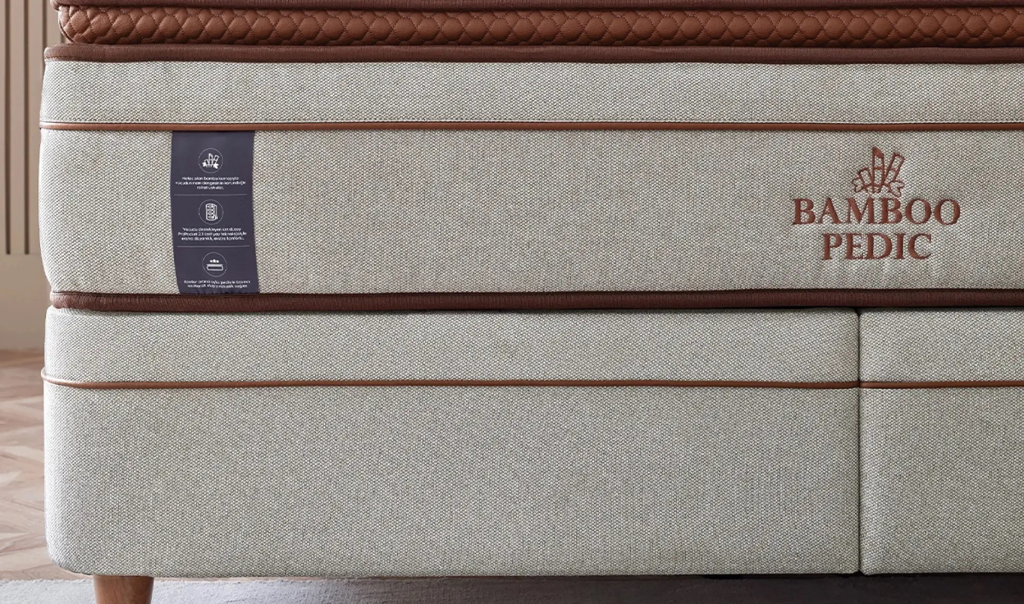 Bamboo Pedic Pocket Yaylı Yatak 90x190